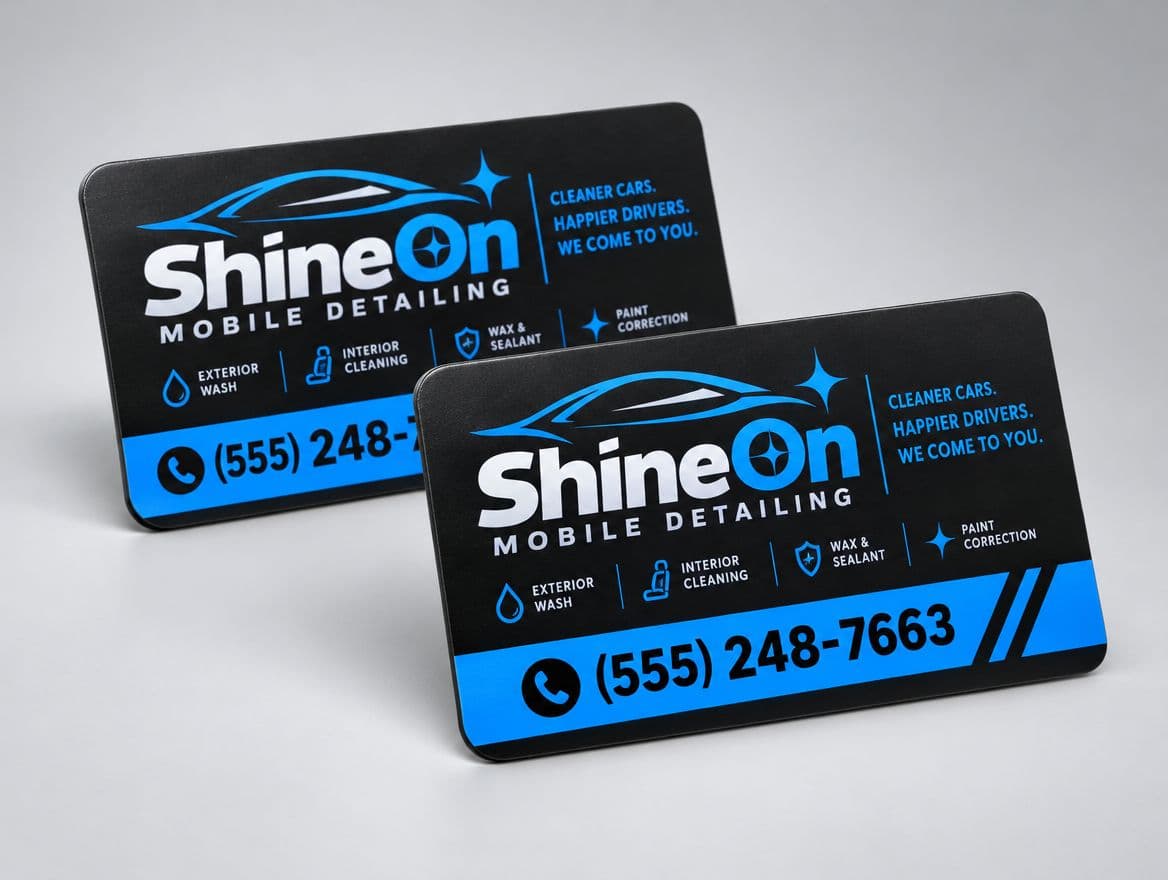 A car door magnet for a mobile car detailing business